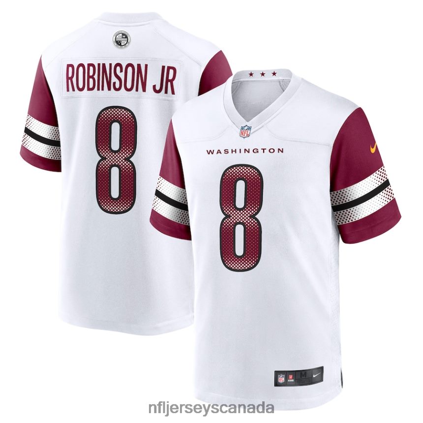 Men Washington Commanders Brian Robinson Jr Nike White Away Game Player Jersey Clothing NFL TBXFR6805