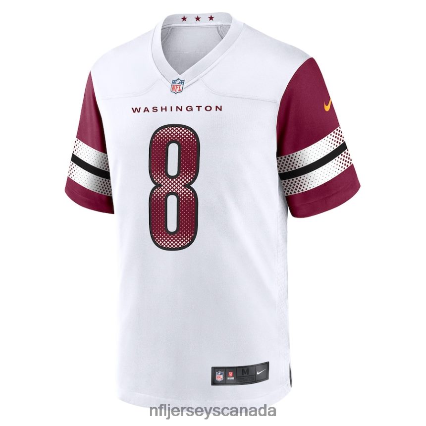 Men Washington Commanders Brian Robinson Jr Nike White Away Game Player Jersey Clothing NFL TBXFR6805
