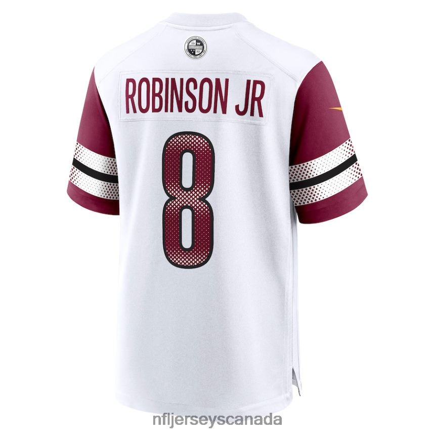 Men Washington Commanders Brian Robinson Jr Nike White Away Game Player Jersey Clothing NFL TBXFR6805