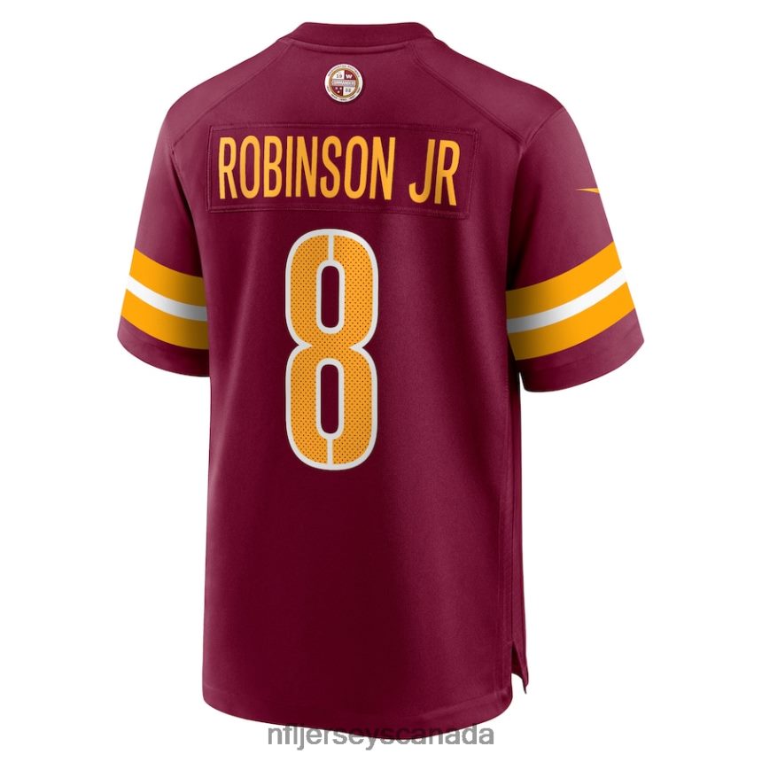 Men Washington Commanders Brian Robinson Nike Burgundy Player Game Jersey Clothing NFL TBXFR6790