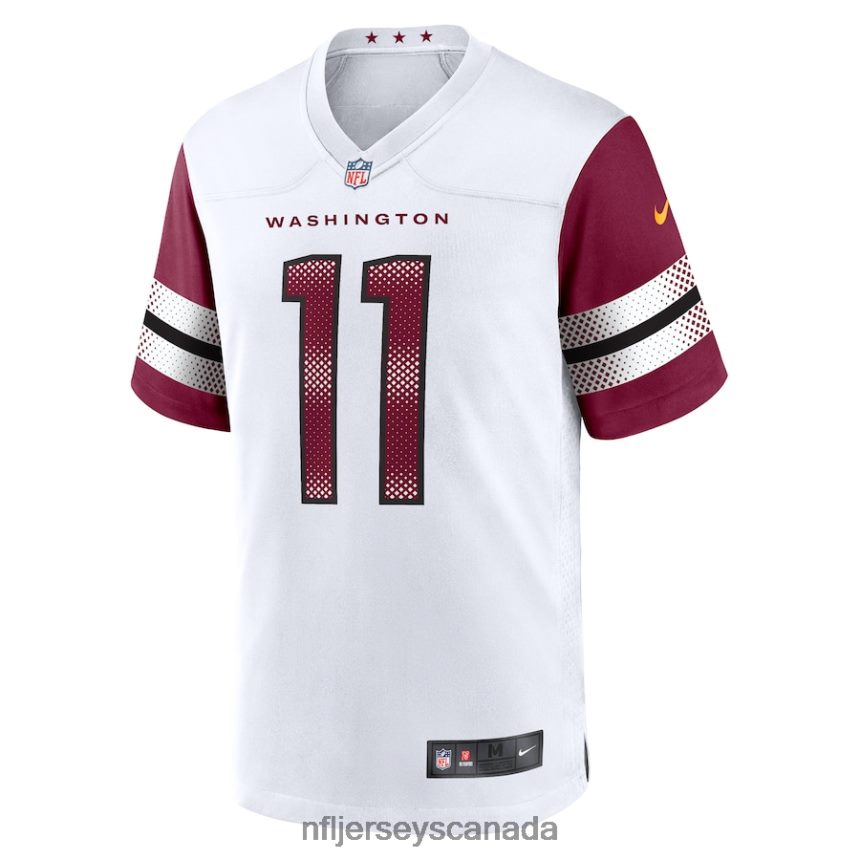 Men Washington Commanders Carson Wentz Nike White Game Jersey Clothing NFL TBXFR61821