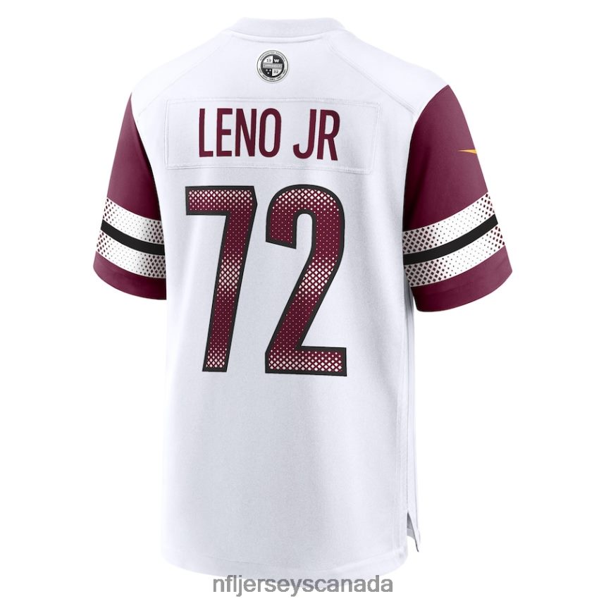 Men Washington Commanders Charles Leno Jr Nike White Away Game Player Jersey Clothing NFL TBXFR62947