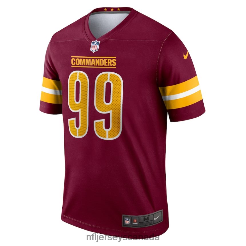 Men Washington Commanders Chase Young Nike Burgundy Legend Jersey Clothing NFL TBXFR61885