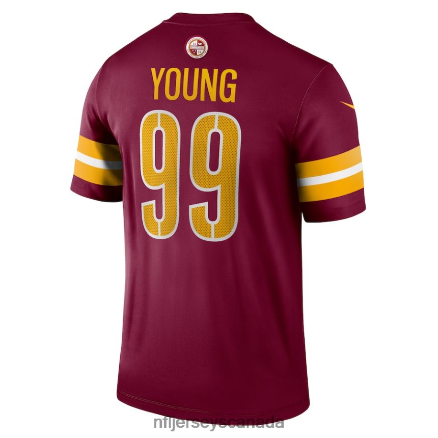 Men Washington Commanders Chase Young Nike Burgundy Legend Jersey Clothing NFL TBXFR61885
