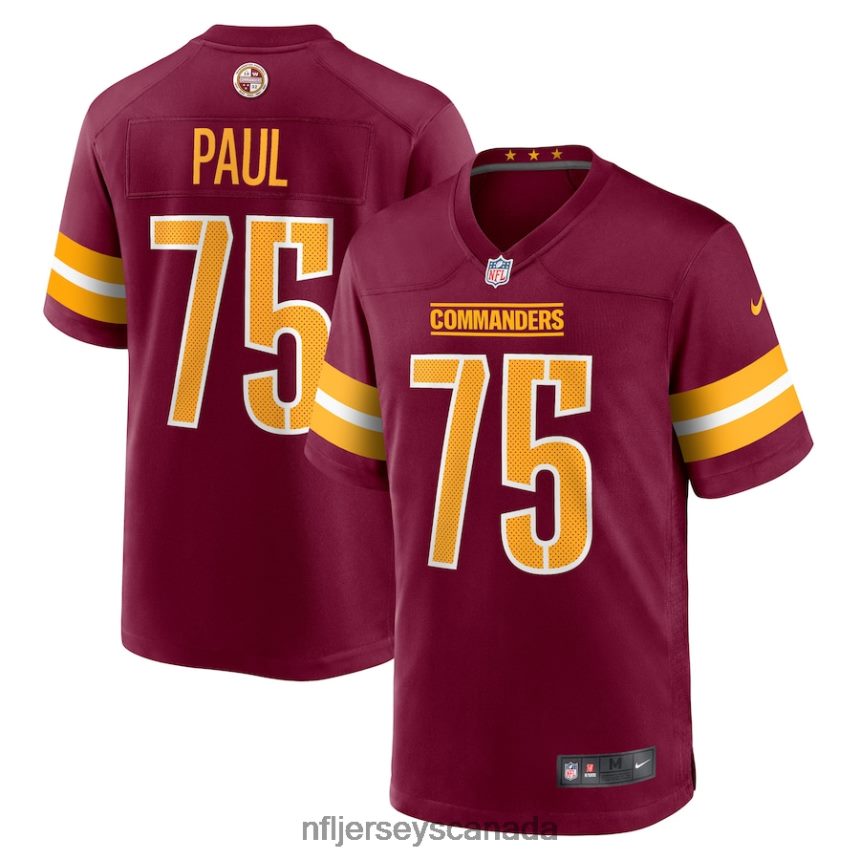 Men Washington Commanders Chris Paul Nike Burgundy Player Game Jersey Clothing NFL TBXFR64991