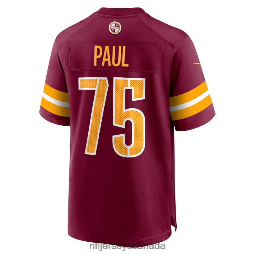 Men Washington Commanders Chris Paul Nike Burgundy Player Game Jersey Clothing NFL TBXFR64991