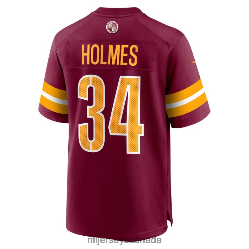 Men Washington Commanders Christian Holmes Nike Burgundy Player Game Jersey Clothing NFL TBXFR64626