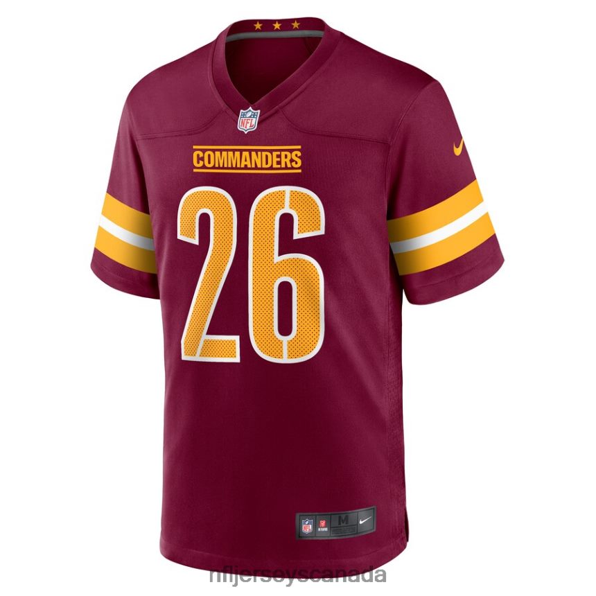 Men Washington Commanders Corn Elder Nike Burgundy Game Jersey Clothing NFL TBXFR65863