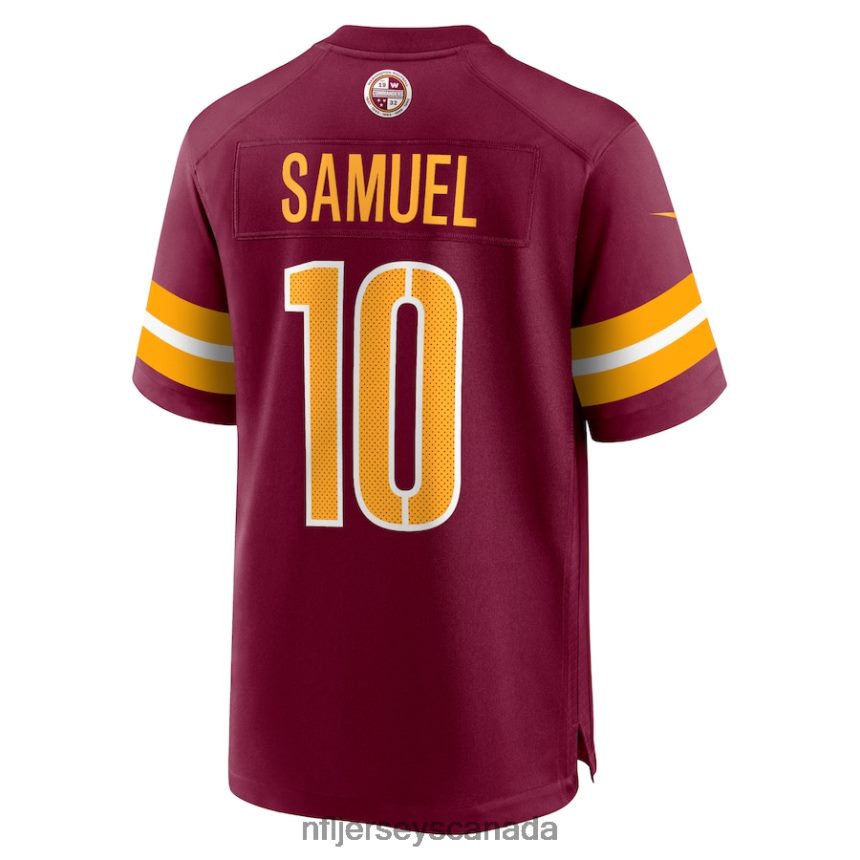 Men Washington Commanders Curtis Samuel Nike Burgundy Game Jersey Clothing NFL TBXFR63495