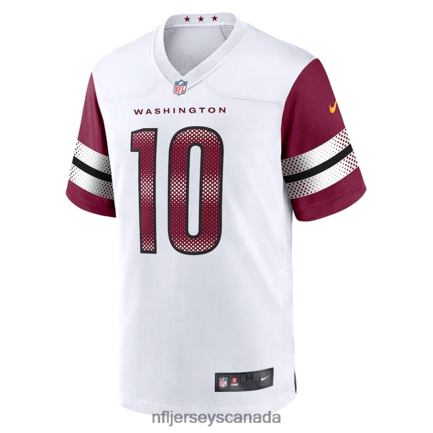 Men Washington Commanders Curtis Samuel Nike White Away Game Player Jersey Clothing NFL TBXFR66774