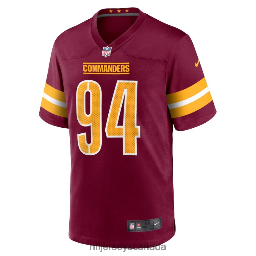 Men Washington Commanders Da\Ron Payne Nike Burgundy Game Jersey Clothing NFL TBXFR62024