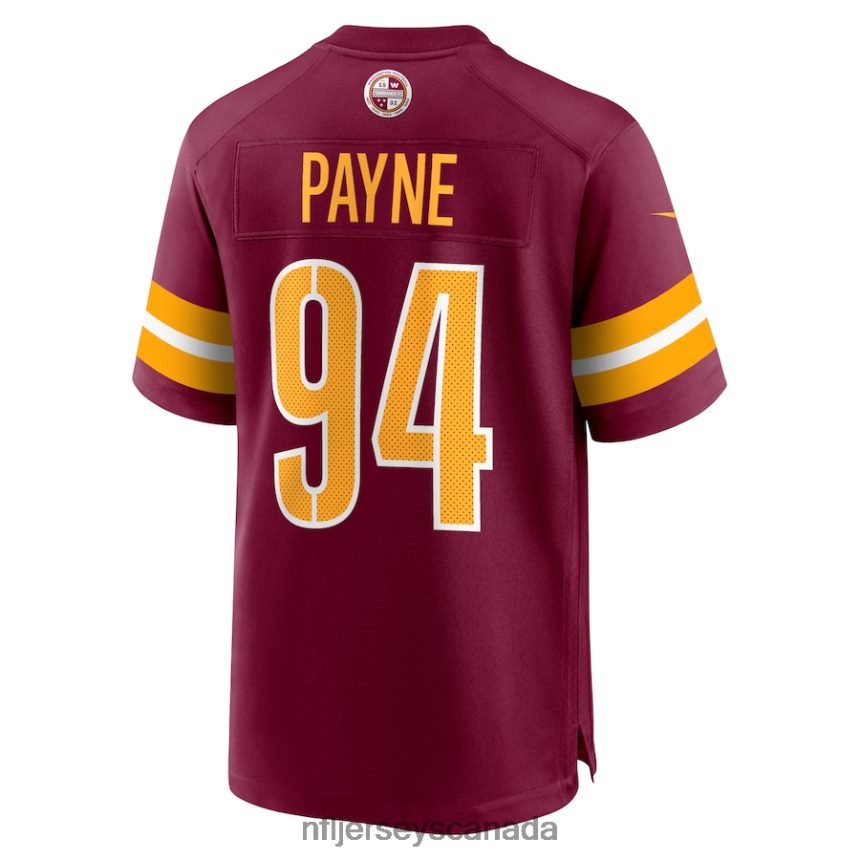 Men Washington Commanders Da\Ron Payne Nike Burgundy Game Jersey Clothing NFL TBXFR62024