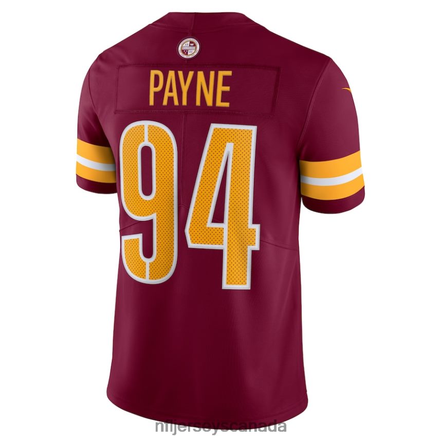 Men Washington Commanders Da\Ron Payne Nike Burgundy Vapor Limited Jersey Clothing NFL TBXFR6582
