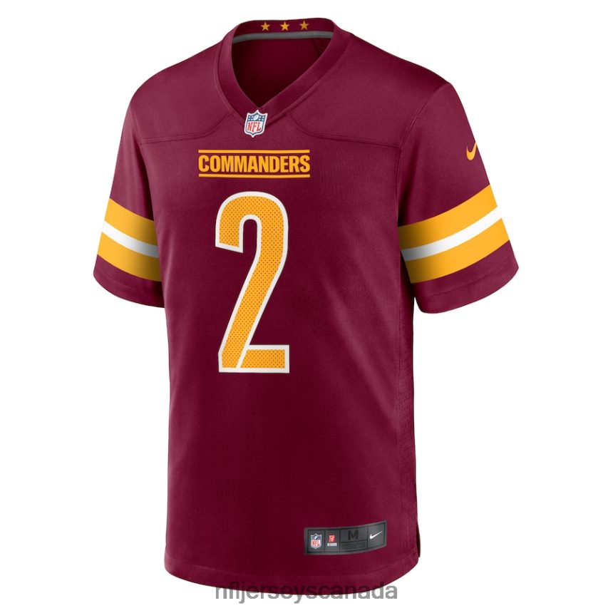 Men Washington Commanders Dyami Brown Nike Burgundy Game Jersey Clothing NFL TBXFR64702