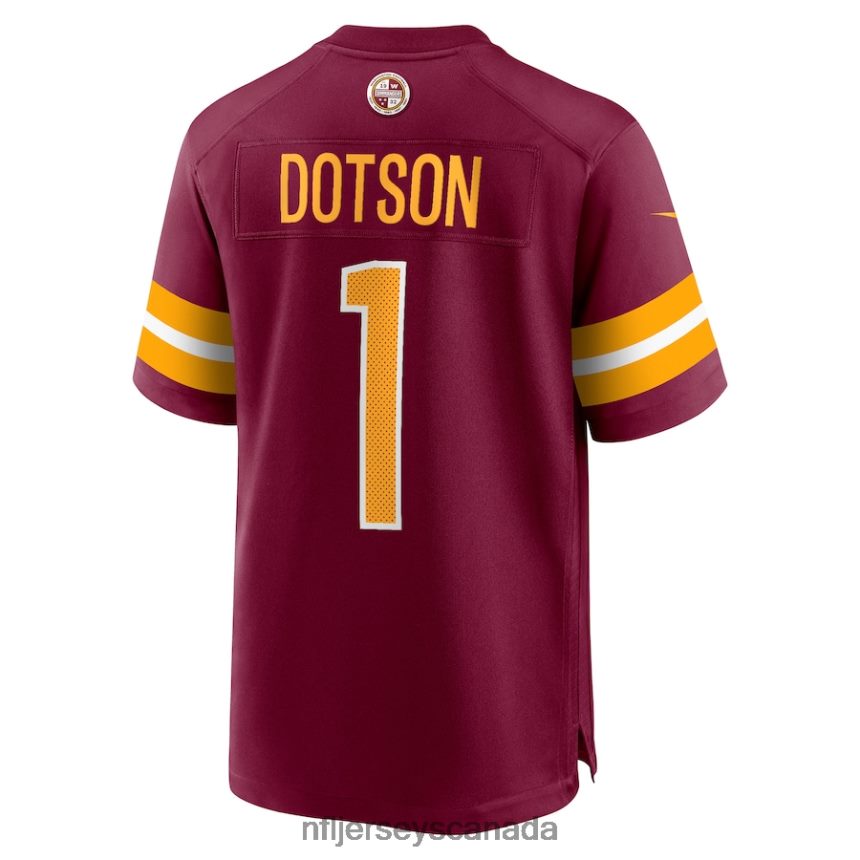 Men Washington Commanders Jahan Dotson Nike Burgundy Player Game Jersey Clothing NFL TBXFR61493
