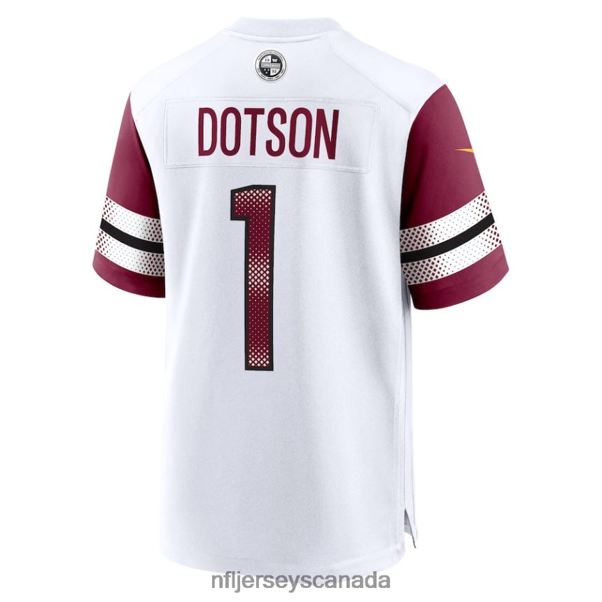 Men Washington Commanders Jahan Dotson Nike White Game Player Jersey Clothing NFL TBXFR61484