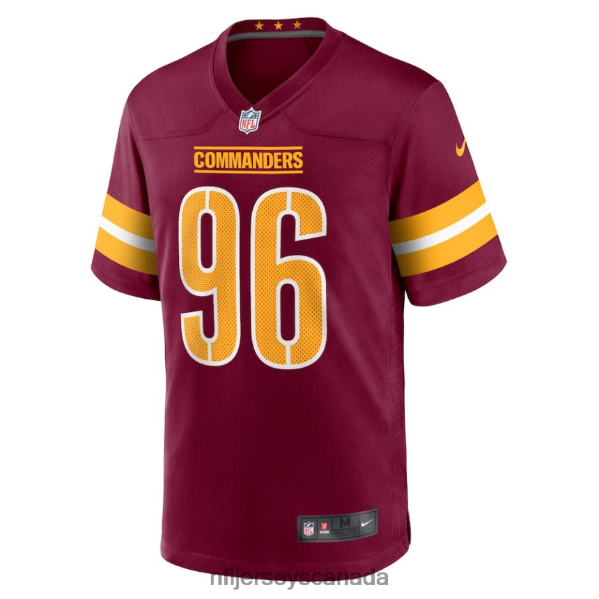 Men Washington Commanders James Smith-Williams Nike Burgundy Game Player Jersey Clothing NFL TBXFR66415
