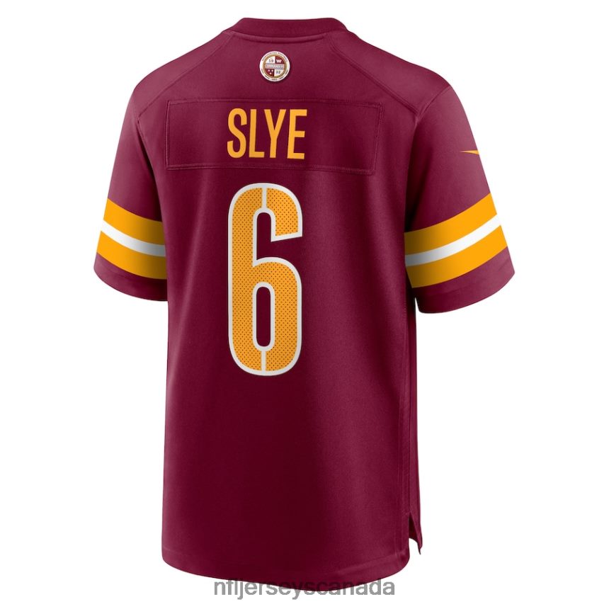 Men Washington Commanders Joey Slye Nike Burgundy Game Player Jersey Clothing NFL TBXFR64777
