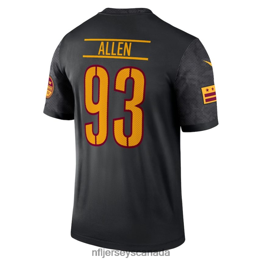 Men Washington Commanders Jonathan Allen Nike Black Alternate Legend Jersey Clothing NFL TBXFR61622