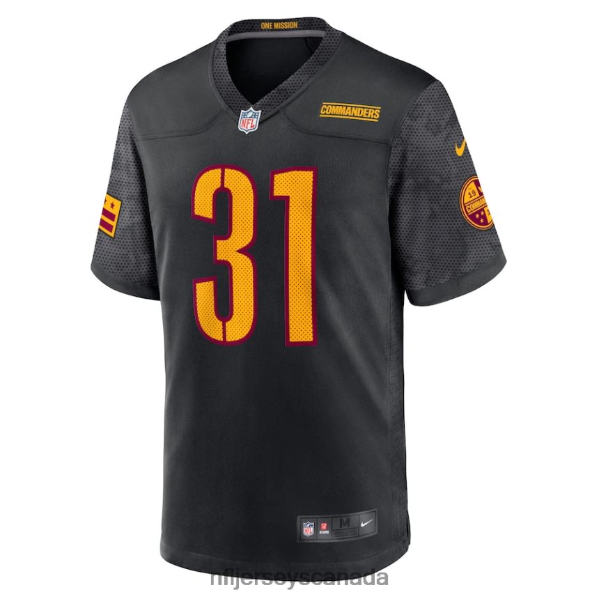 Men Washington Commanders Kamren Curl Nike Black Alternate Game Player Jersey Clothing NFL TBXFR63468