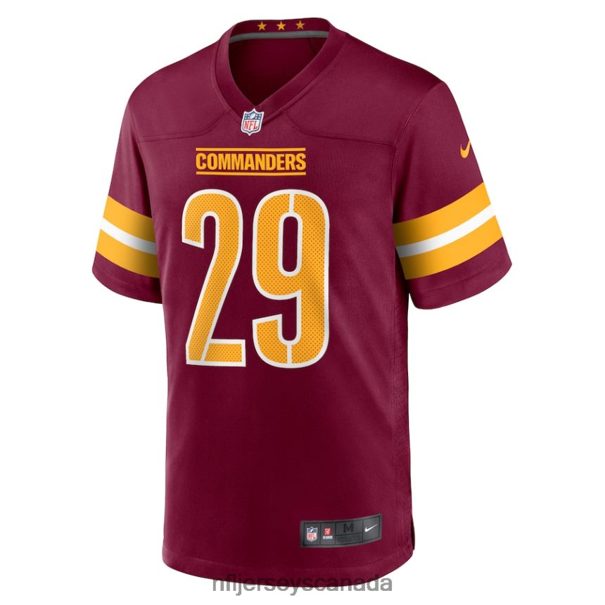 Men Washington Commanders Kendall Fuller Nike Burgundy Game Jersey Clothing NFL TBXFR64185