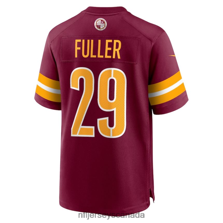 Men Washington Commanders Kendall Fuller Nike Burgundy Game Jersey Clothing NFL TBXFR64185