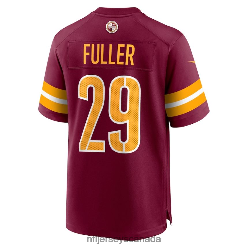 Men Washington Commanders Kendall Fuller Nike Burgundy Player Game Jersey Clothing NFL TBXFR64625