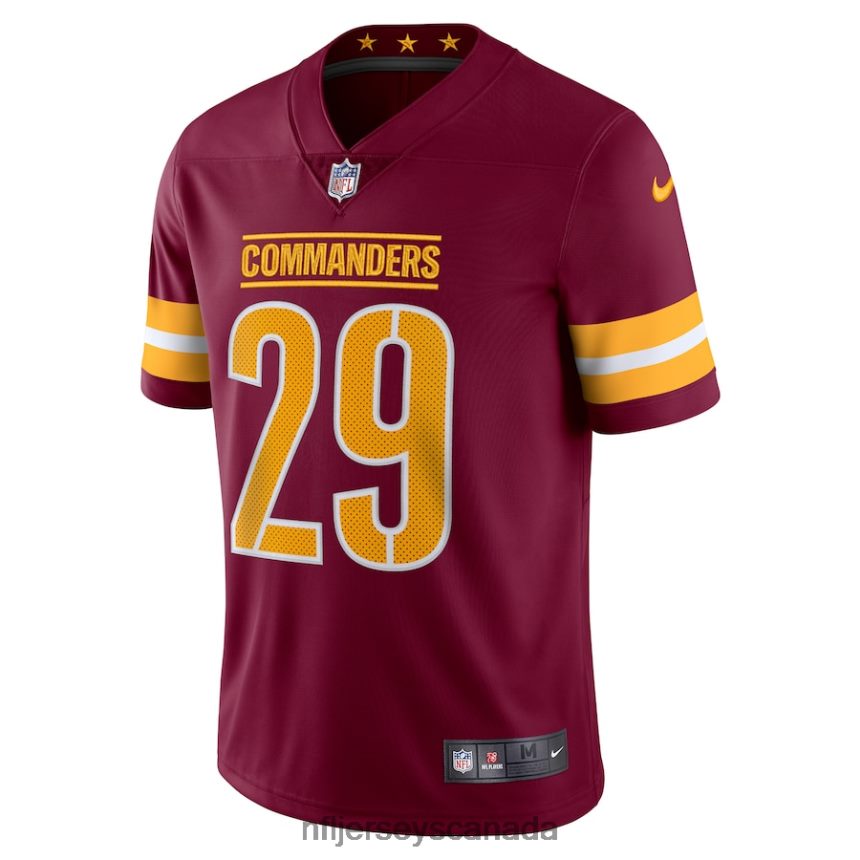 Men Washington Commanders Kendall Fuller Nike Burgundy Vapor Limited Jersey Clothing NFL TBXFR65947