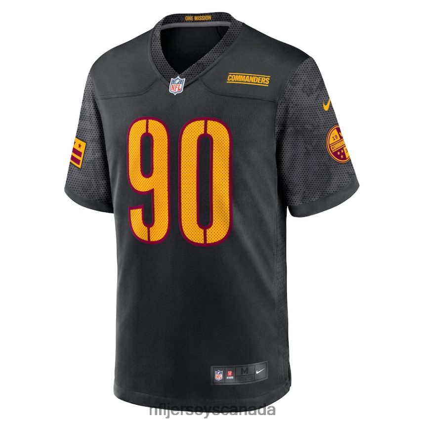 Men Washington Commanders Montez Sweat Nike Black Alternate Game Player Jersey Clothing NFL TBXFR62615