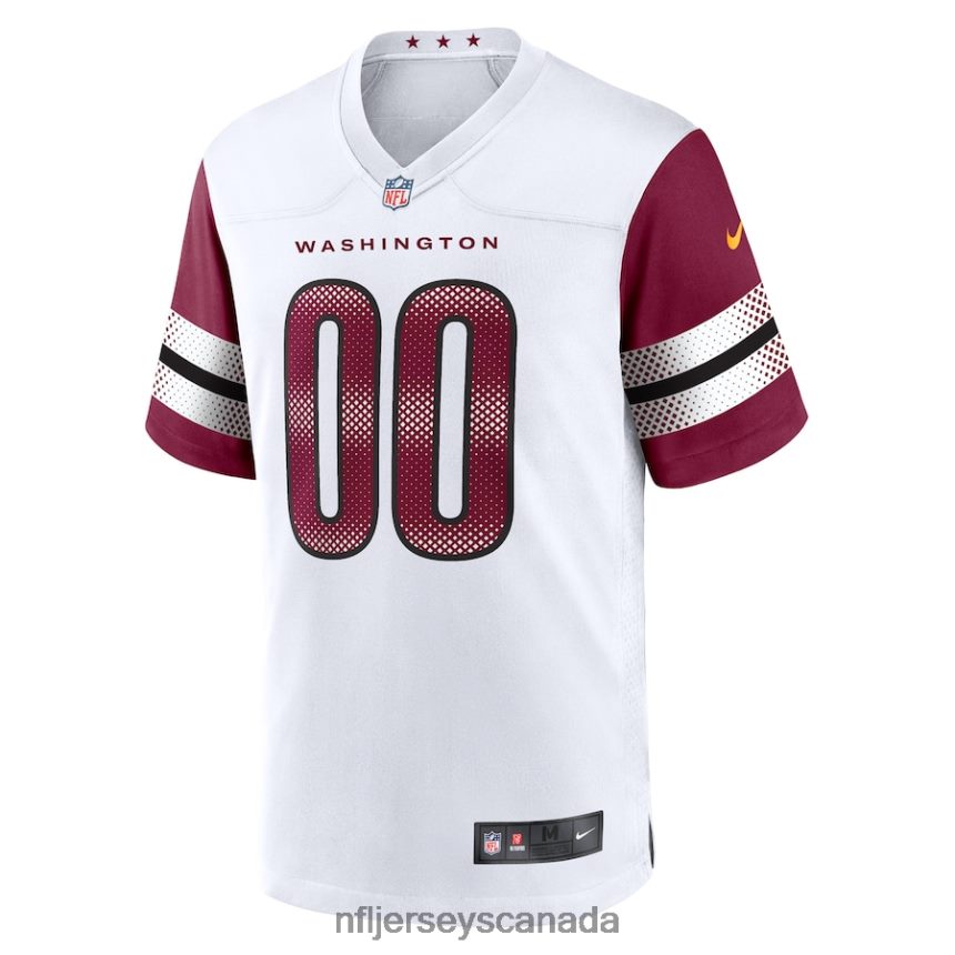 Men Washington Commanders Nike White Game Custom Player Jersey Clothing NFL TBXFR6644