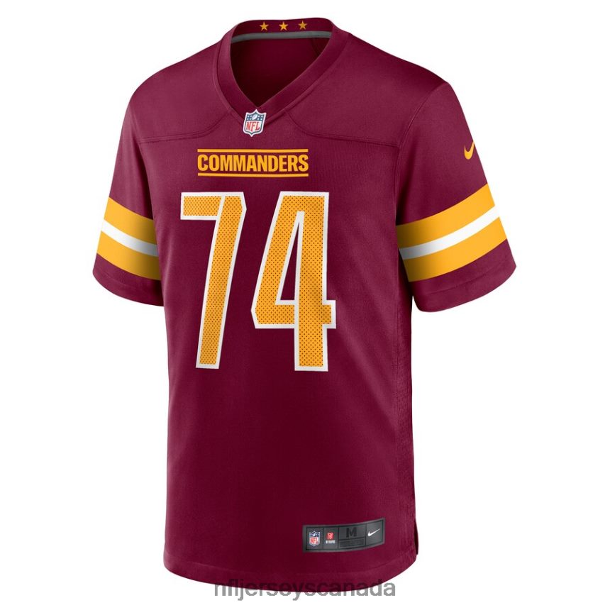 Men Washington Commanders Nolan Laufenberg Nike Burgundy Game Jersey Clothing NFL TBXFR66205