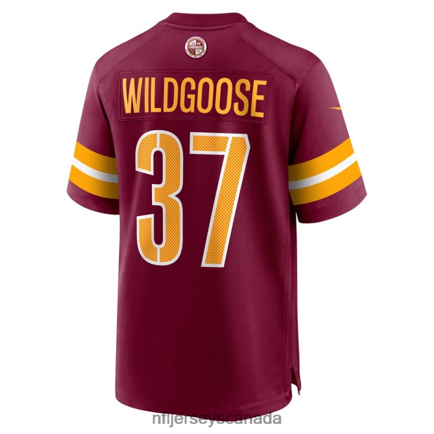 Men Washington Commanders Rachad Wildgoose Nike Burgundy Game Player Jersey Clothing NFL TBXFR63805