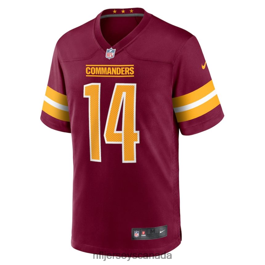 Men Washington Commanders Sam Howell Nike Burgundy Player Game Jersey Clothing NFL TBXFR6553