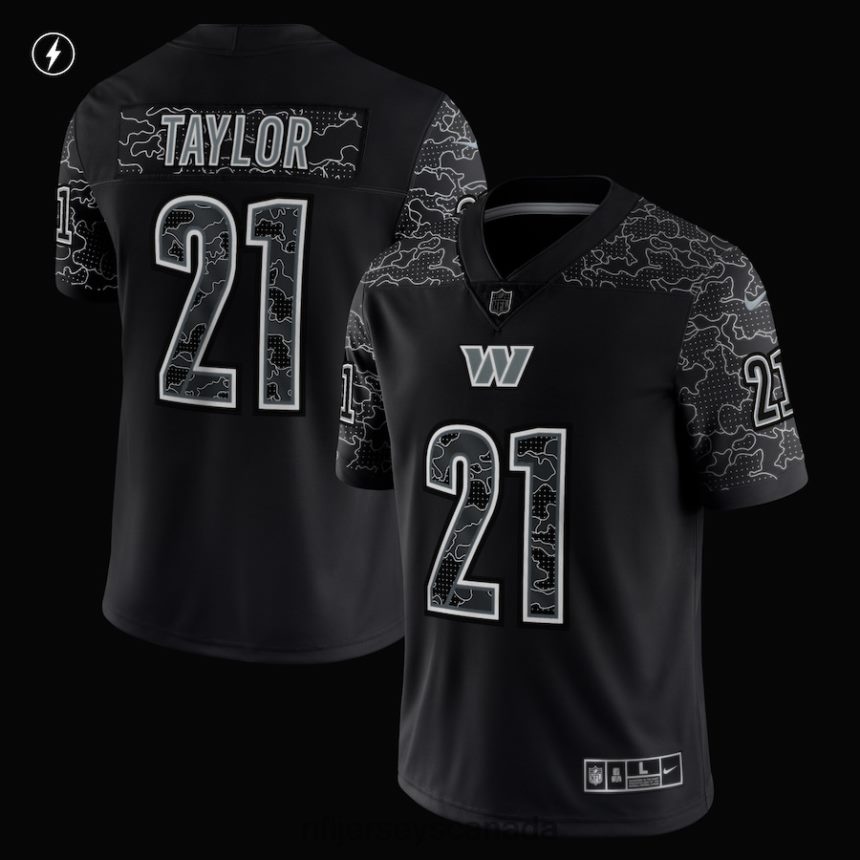 Men Washington Commanders Sean Taylor Nike Black Retired Player RFLCTV Limited Jersey Clothing NFL TBXFR6869
