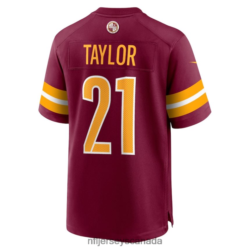 Men Washington Commanders Sean Taylor Nike Burgundy Player Game Jersey Clothing NFL TBXFR61983