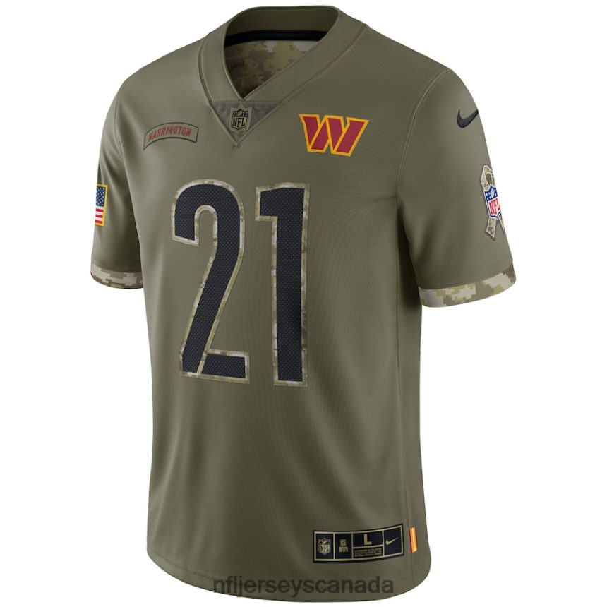 Men Washington Commanders Sean Taylor Nike Olive 2022 Salute To Service Retired Player Limited Jersey Clothing NFL TBXFR61884