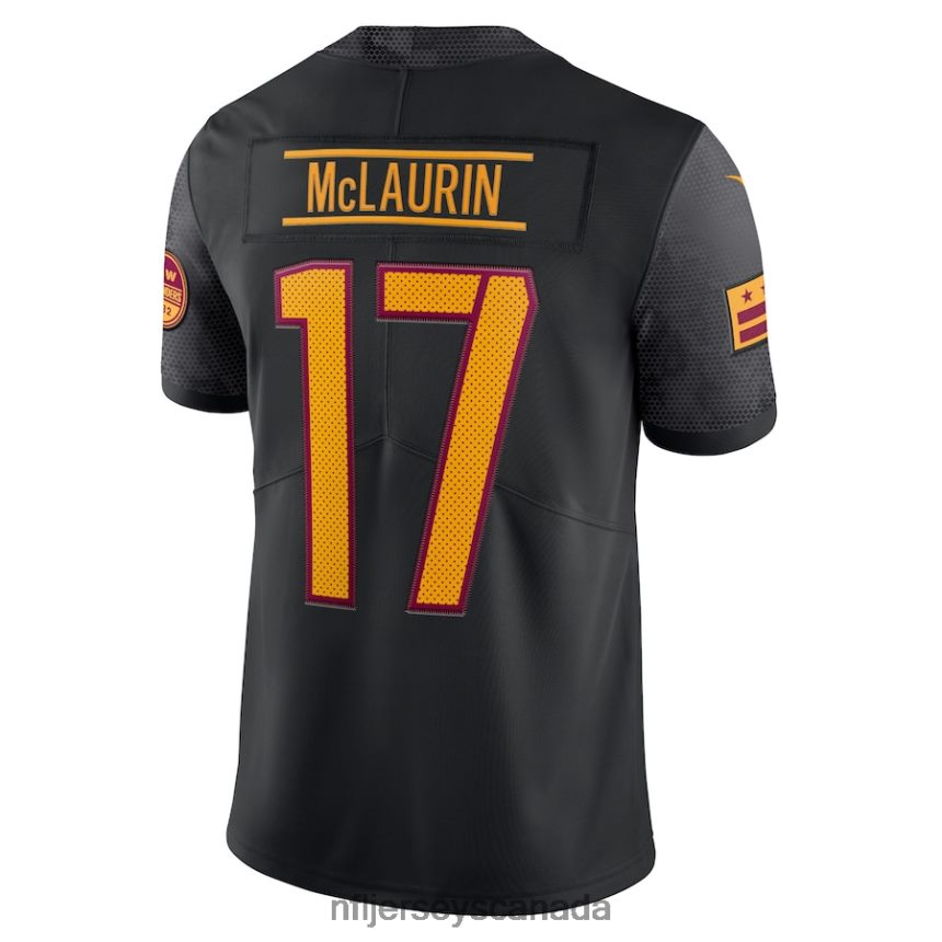 Men Washington Commanders Terry McLaurin Nike Black Alternate Vapor Limited Jersey Clothing NFL TBXFR6182