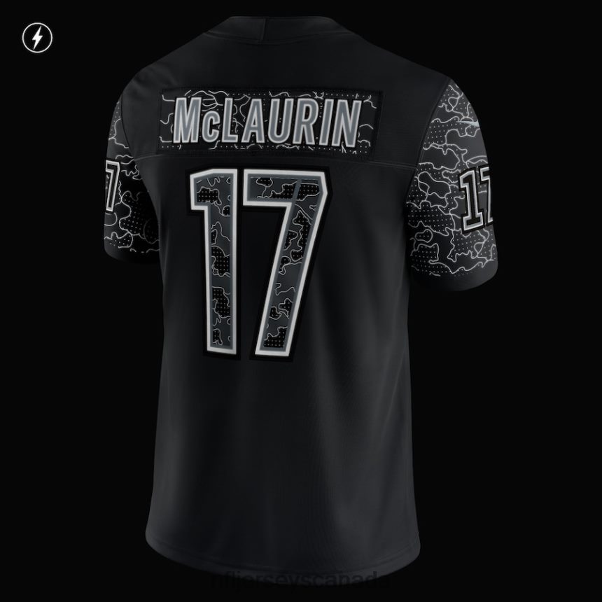 Men Washington Commanders Terry McLaurin Nike Black RFLCTV Limited Jersey Clothing NFL TBXFR64611