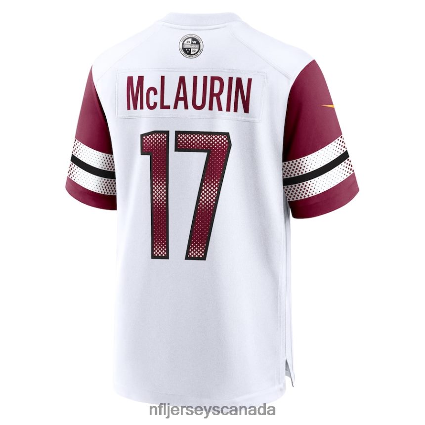 Men Washington Commanders Terry McLaurin Nike White Game Jersey Clothing NFL TBXFR61598