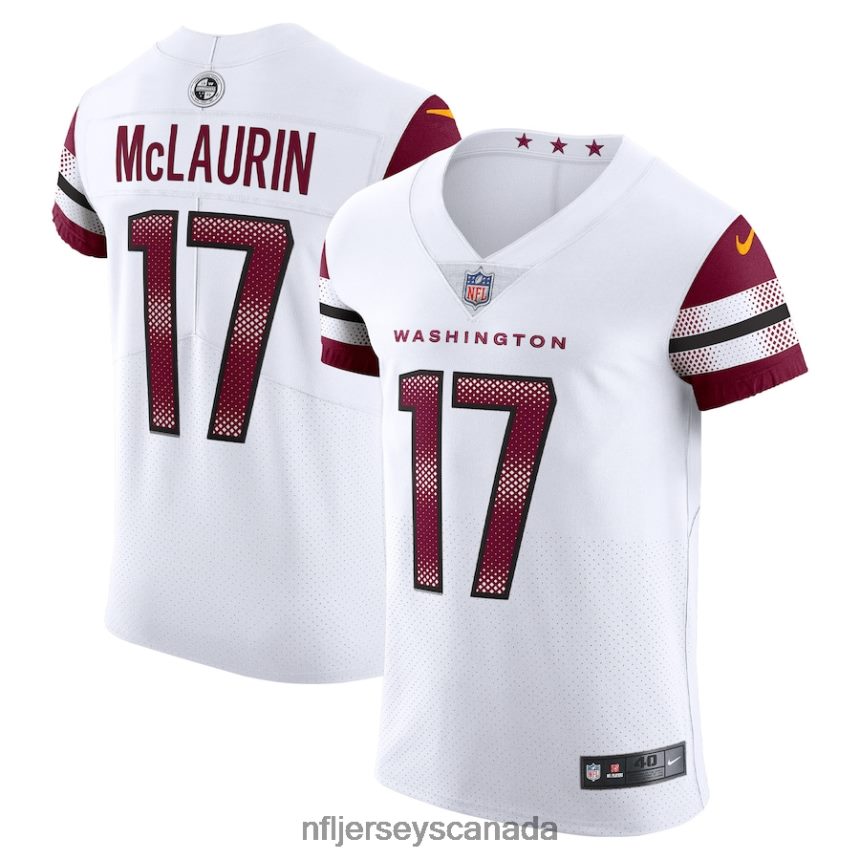 Men Washington Commanders Terry McLaurin Nike White Vapor Elite Jersey Clothing NFL TBXFR63489