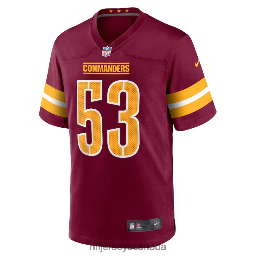 Men Washington Commanders Trai Turner Nike Burgundy Player Game Jersey Clothing NFL TBXFR66758