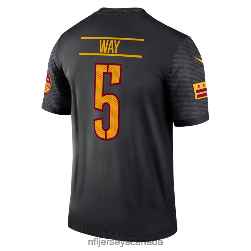 Men Washington Commanders Tress Way Nike Black Alternate Legend Jersey Clothing NFL TBXFR61765