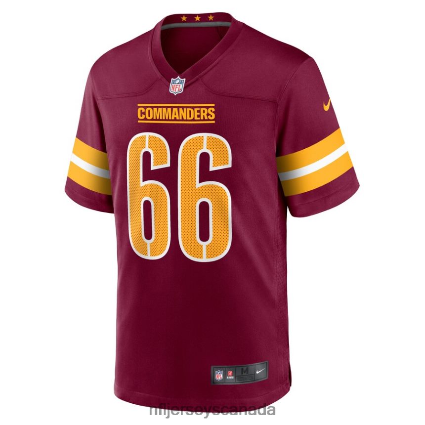Men Washington Commanders Willie Beavers Nike Burgundy Game Player Jersey Clothing NFL TBXFR66288