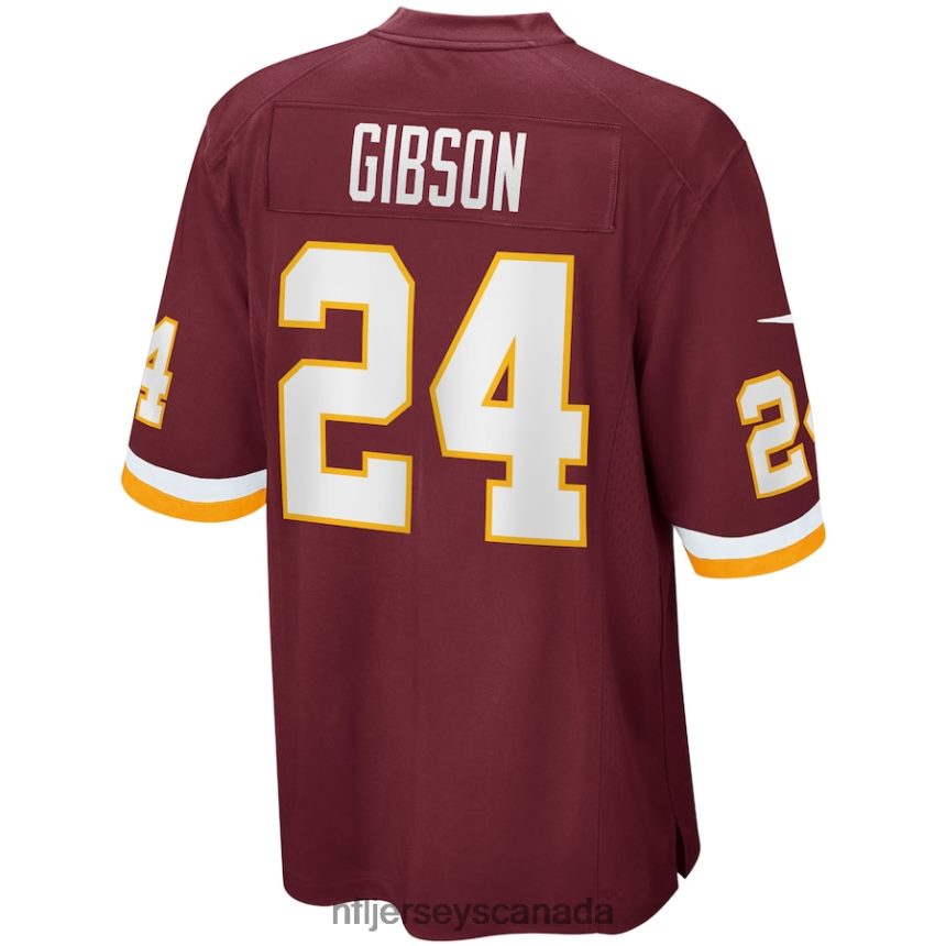 Men Washington Football Team Antonio Gibson Nike Burgundy Game Jersey Clothing NFL TBXFR64612