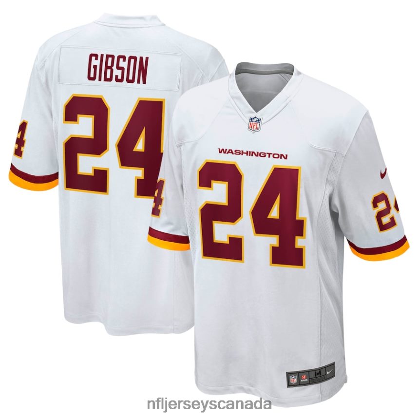 Men Washington Football Team Antonio Gibson Nike White Game Player Jersey Clothing NFL TBXFR66069