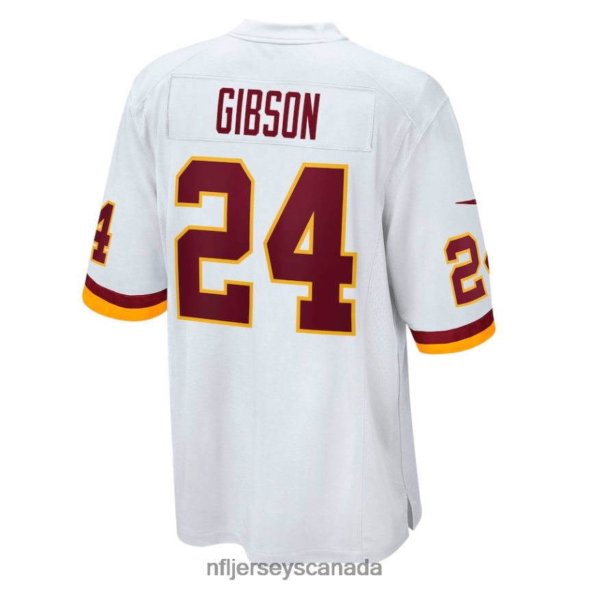 Men Washington Football Team Antonio Gibson Nike White Game Player Jersey Clothing NFL TBXFR66069