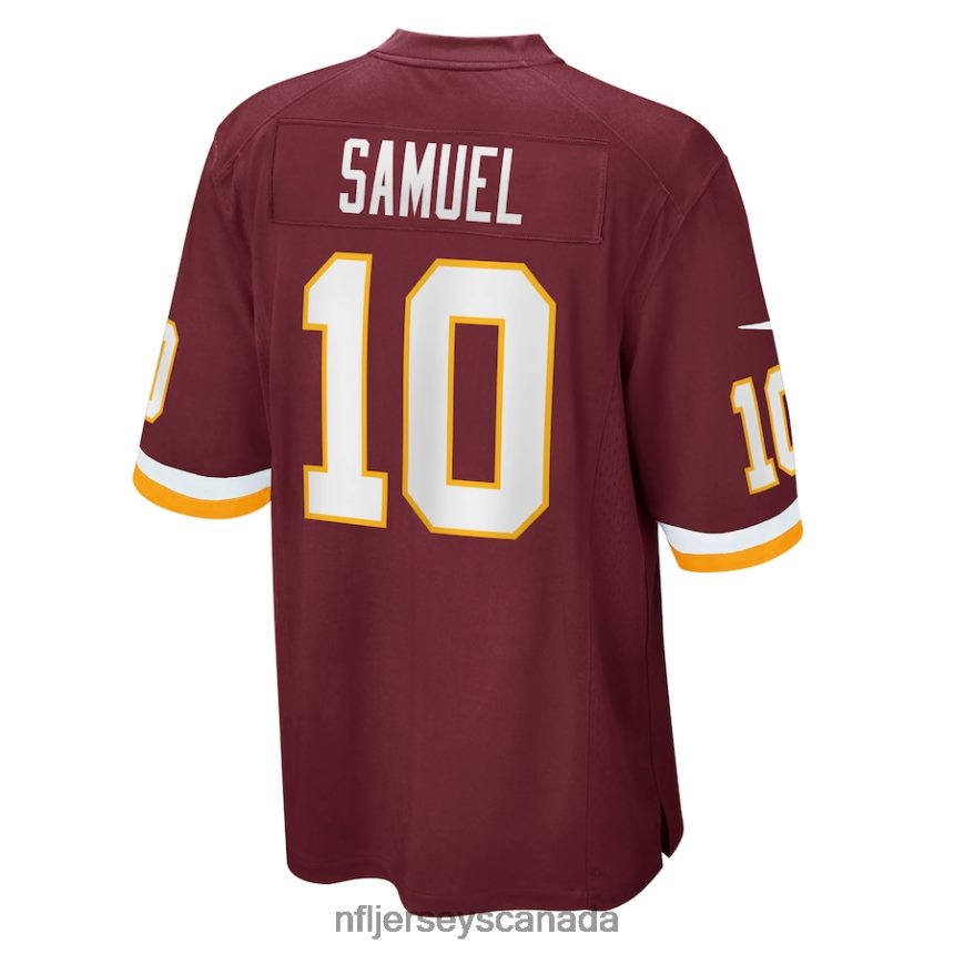 Men Washington Football Team Curtis Samuel Nike Burgundy Game Player Jersey Clothing NFL TBXFR66649