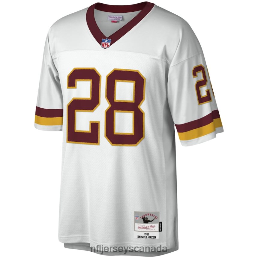 Men Washington Football Team Darrell Green Mitchell  Ness White Legacy Replica Jersey Clothing NFL TBXFR61688