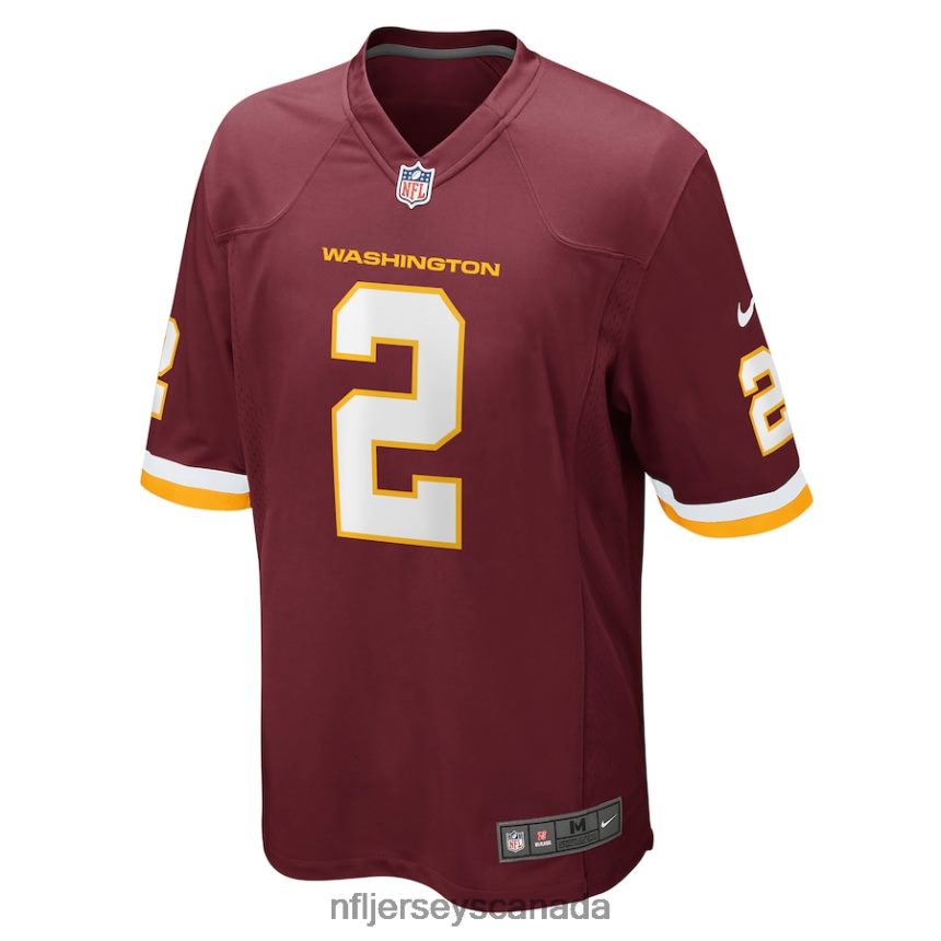 Men Washington Football Team Dyami Brown Nike Burgundy Game Jersey Clothing NFL TBXFR64671