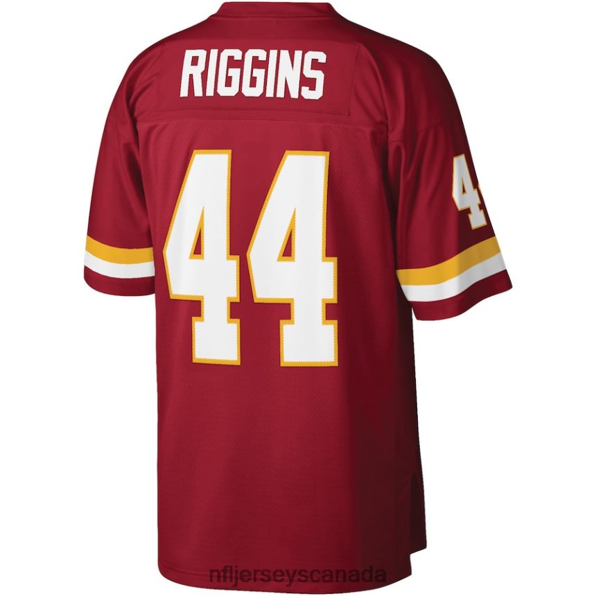 Men Washington Football Team John Riggins Mitchell  Ness Burgundy Legacy Replica Jersey Clothing NFL TBXFR61258